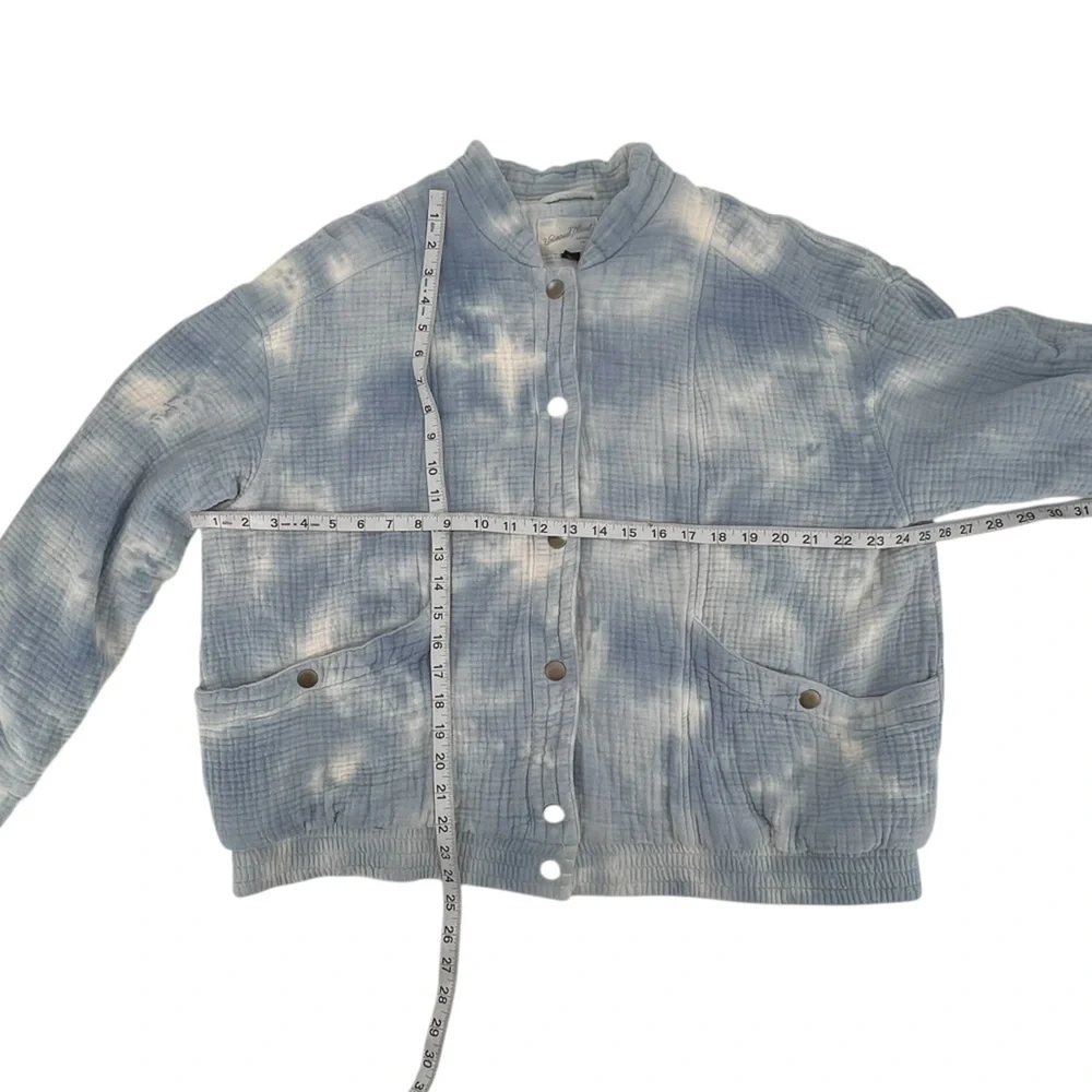Universal Thread Light Blue Tye Dye Puffer Jacket Size XXL Women’s